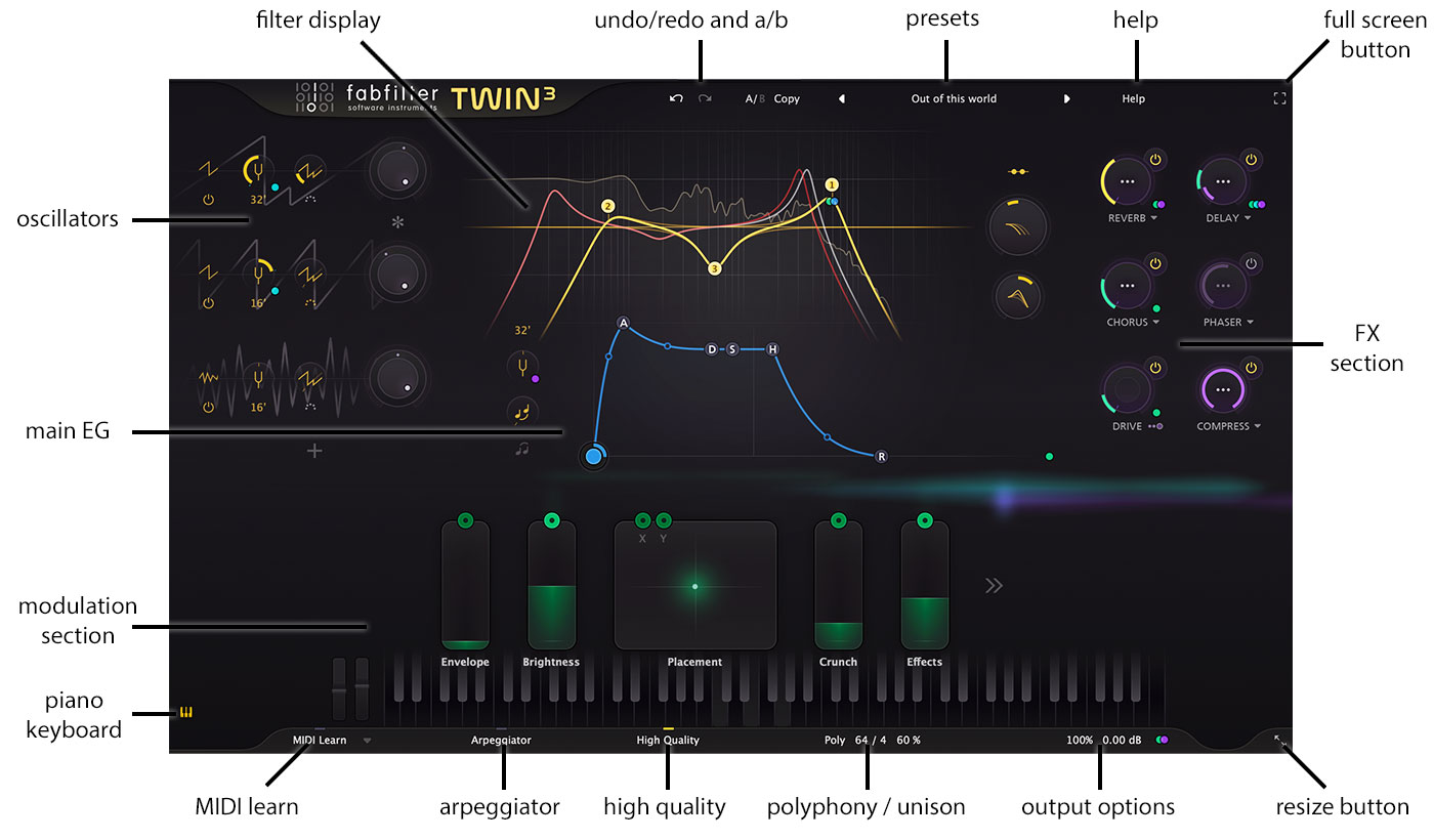 fabfilter twin bass out of tune