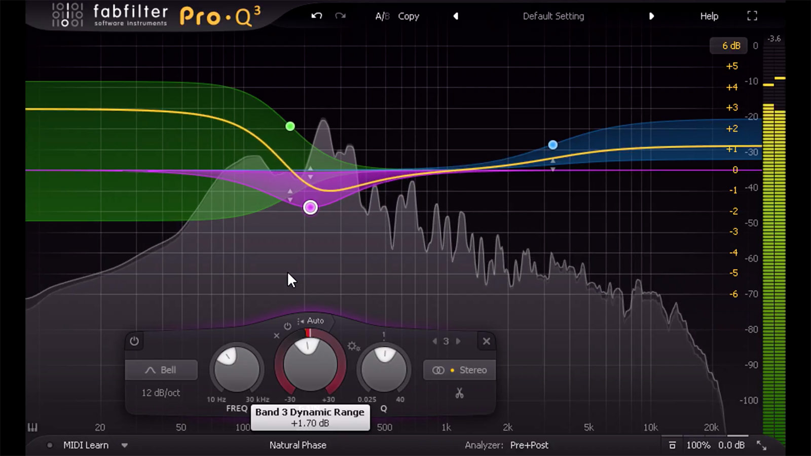 how to copy and save eq settings with fabfilter pro q2